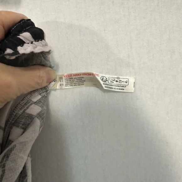 Tigre Indigo Linen Anthropologie Wide Leg Trousers - Picture 9 of 11